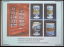 La collection de pots de faience