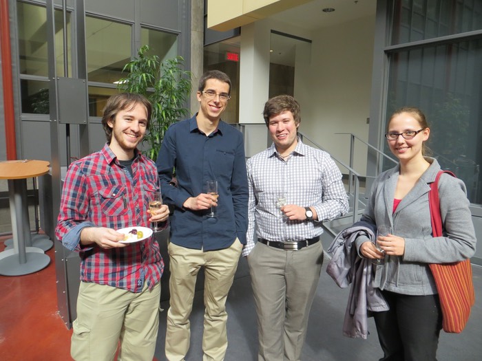 Quatre des membres tudiants de la SQHP